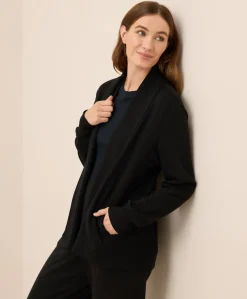 Organic Airplane Drape Cardigan