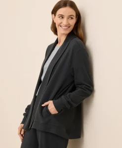 Organic Airplane Drape Cardigan