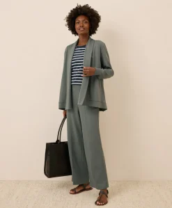 Organic Airplane Drape Cardigan