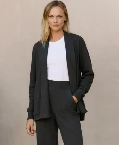 Organic Airplane Drape Cardigan