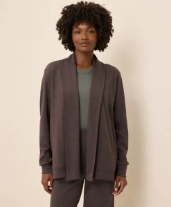 Organic Airplane Drape Cardigan