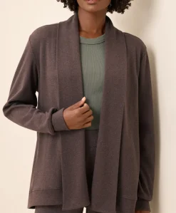 Organic Airplane Drape Cardigan