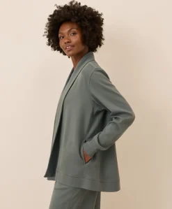 Organic Airplane Drape Cardigan