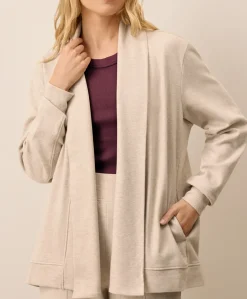 Organic Airplane Drape Cardigan