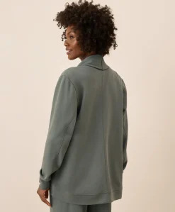 Organic Airplane Drape Cardigan