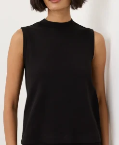 Organic Airplane Mock Neck Shell