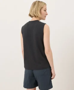 Organic Airplane Mock Neck Shell