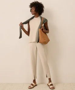 Organic Airplane Mock Neck Shell