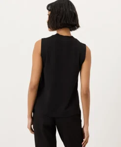 Organic Airplane Mock Neck Shell