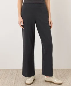 Organic Airplane Pintuck Wide Leg Pant