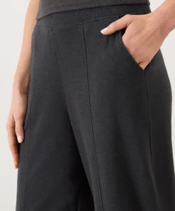 Organic Airplane Pintuck Wide Leg Pant