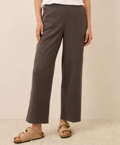 Organic Airplane Pintuck Wide Leg Pant