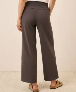 Organic Airplane Pintuck Wide Leg Pant