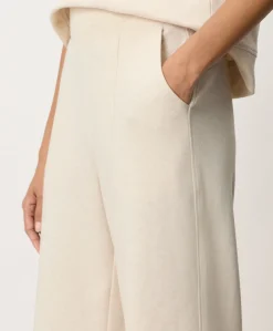 Organic Airplane Pintuck Wide Leg Pant