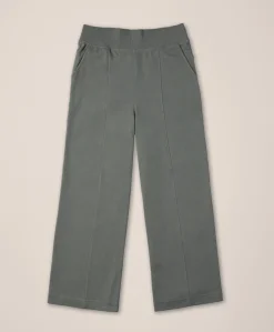 Organic Airplane Pintuck Wide Leg Pant