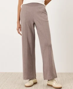 Organic Airplane Pintuck Wide Leg Pant