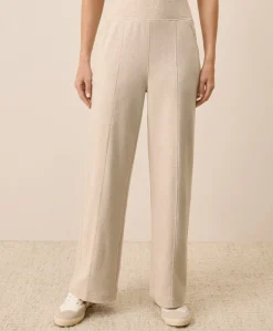 Organic Airplane Pintuck Wide Leg Pant
