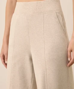 Organic Airplane Pintuck Wide Leg Pant
