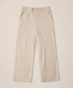 Organic Airplane Pintuck Wide Leg Pant