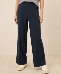 Organic Airplane Pintuck Wide Leg Pant