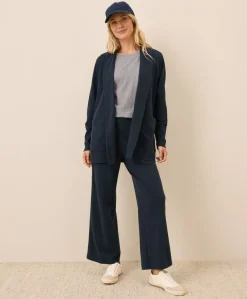 Organic Airplane Pintuck Wide Leg Pant