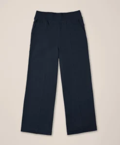 Organic Airplane Pintuck Wide Leg Pant