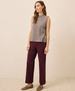Organic Airplane Pintuck Wide Leg Pant