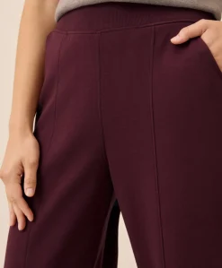 Organic Airplane Pintuck Wide Leg Pant