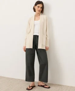 Organic Airplane Wrap Cardigan