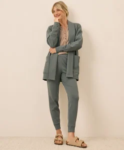 Organic Airplane Wrap Cardigan