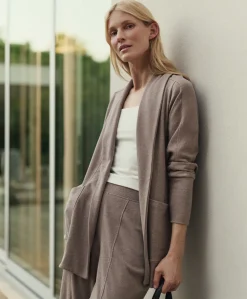 Organic Airplane Wrap Cardigan
