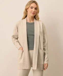 Organic Airplane Wrap Cardigan