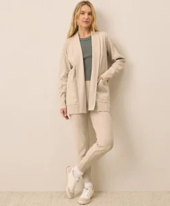 Organic Airplane Wrap Cardigan