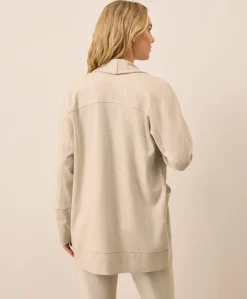 Organic Airplane Wrap Cardigan