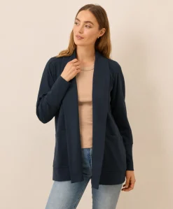 Organic Airplane Wrap Cardigan