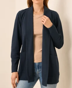 Organic Airplane Wrap Cardigan