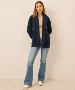 Organic Airplane Wrap Cardigan