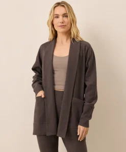 Organic Airplane Wrap Cardigan