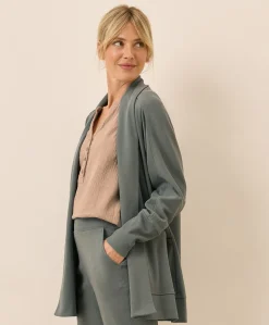 Organic Airplane Wrap Cardigan