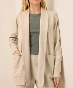Organic Airplane Wrap Cardigan