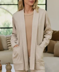 Organic Airplane Wrap Cardigan