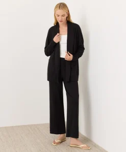 Organic Airplane Wrap Cardigan