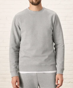 Organic Brushed Fleece Crew Sweatshirt