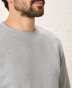 Organic Brushed Fleece Crew Sweatshirt