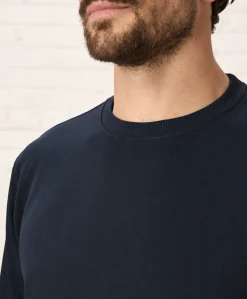 Organic Brushed Fleece Crew Sweatshirt