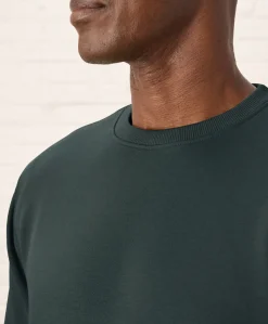 Organic Brushed Fleece Crew Sweatshirt
