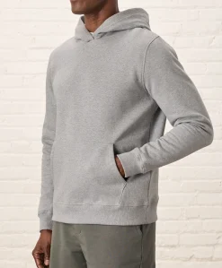 Organic Brushed Fleece Pullover Hoodie