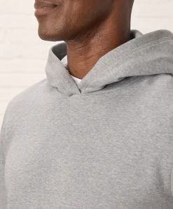 Organic Brushed Fleece Pullover Hoodie