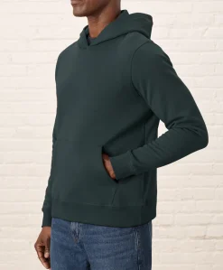 Organic Brushed Fleece Pullover Hoodie