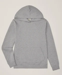 Organic Brushed Fleece Pullover Hoodie